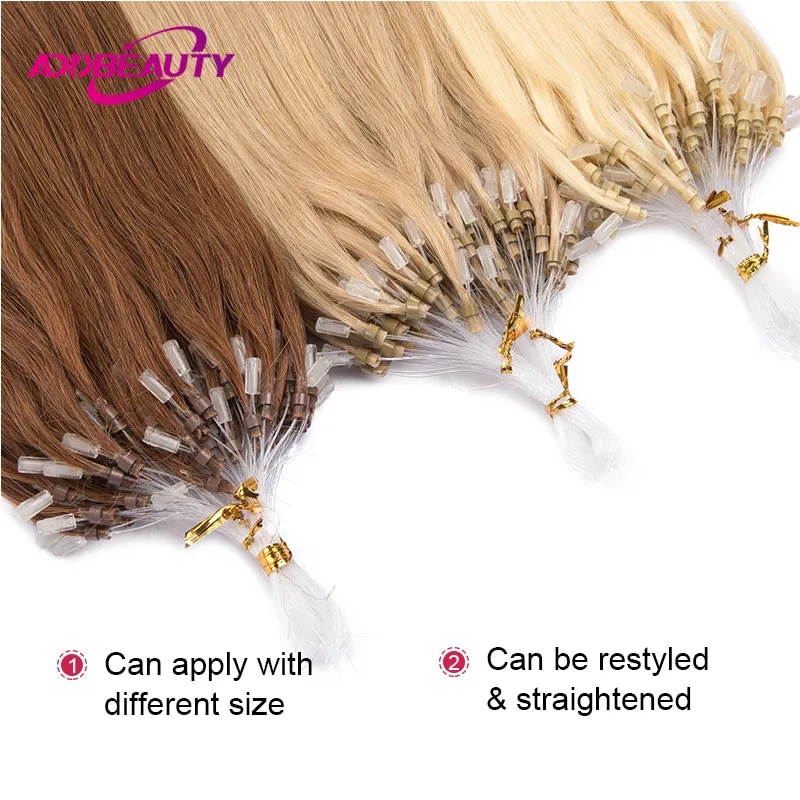 Monofilament Line - Rechte extensions van echt haar voor