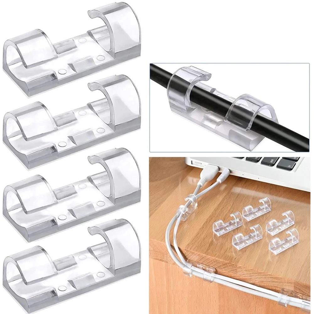 Tippet Line - 20/40PCS Kabelorganizer Clips Kabelmanagement Draadmanager Snoerhouder