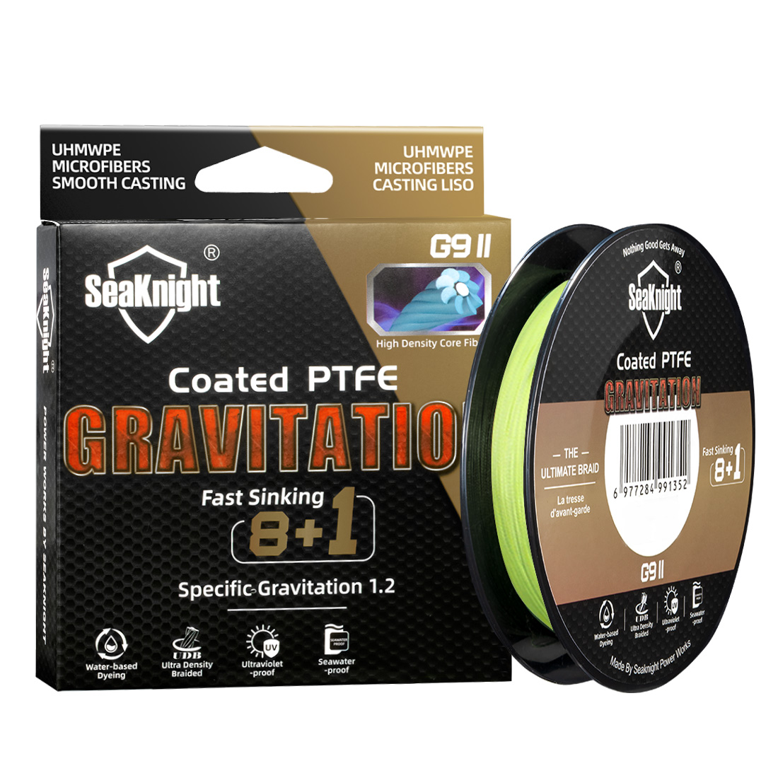 Saltwater Line - SeaKnight Brand Gravitation9II Serie Snel Zinkende