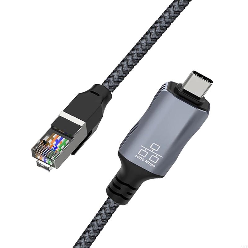 Snelle USB C naar RJ45-netwerk - Braided Line recensie en prijs