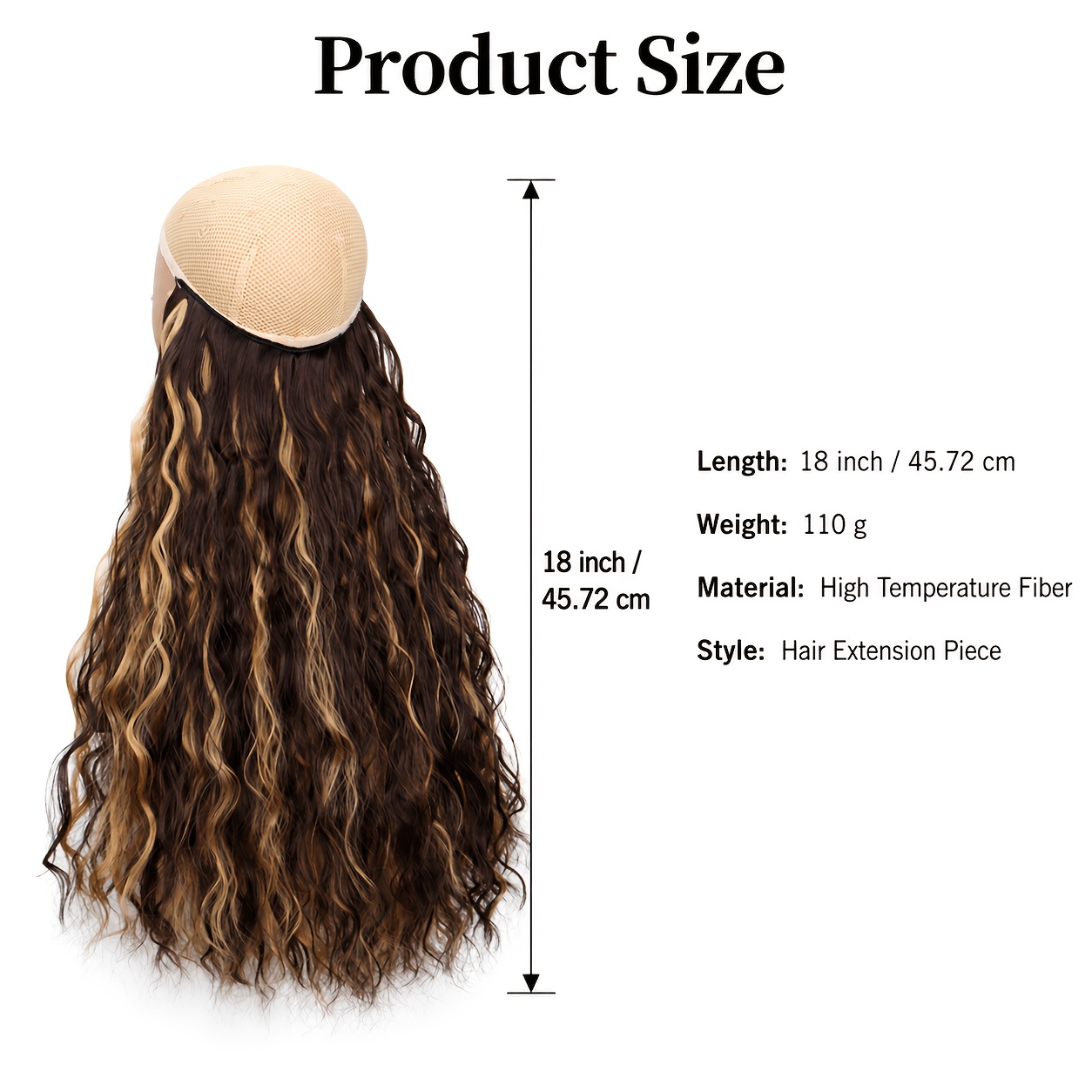 Lange synthetische haarverleng - Monofilament Line recensie en prijs